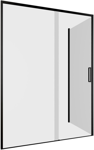 Душевой уголок Aquanet Pleasure Evo AE65-140x90-BT 140х90 стекло прозрачное профиль черный без поддона - фото 2