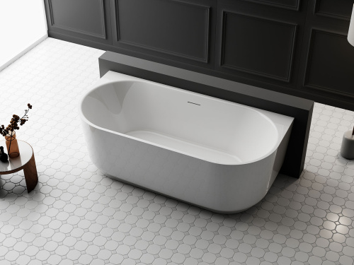 Ванна акриловая Vincea VBT-621 170х80 отдельностоящая овальная - фото 2