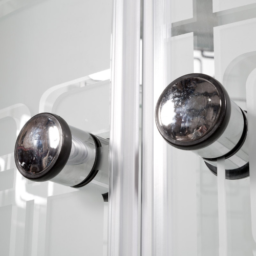 Душевая кабина AvaCan EM2710LED+GM 100х100 четверть круга с крышей ориентация универсальная - фото 4