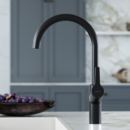 Смеситель для кухни Damixa Eclipse 310720300 на мойку черный - фото 3