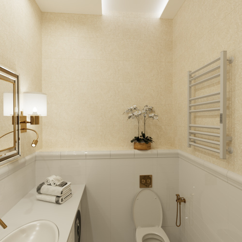 Полотенцесушитель Altasan АрмадаПроф АрмадаПрофР8050БМ подвесной 53х81 электрический белый матовый - фото 4