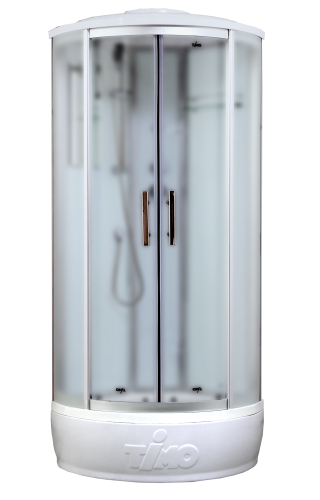 Душевая кабина Timo Standart T-6680SF 80х80 четверть круга с крышей ориентация универсальная - фото 4