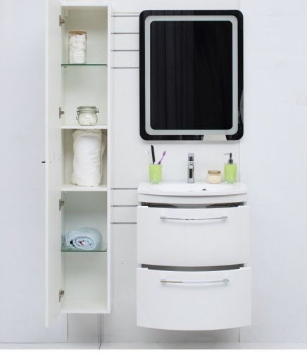 Шкаф-пенал De Aqua Токката 00167224 35х35х176 подвесной - фото 5