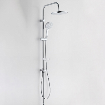 Душевая стойка Bond Circle B01-8800 настенная цвет хром глянцевый