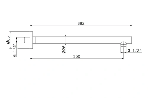 Кронштейн для верхнего душа Kerama Marazzi OLE 27670KM.M0.071 - фото 2