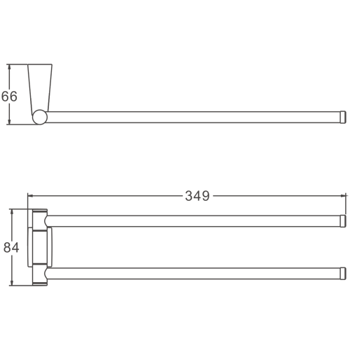Полотенцедержатель BELZ B91512 - фото 2