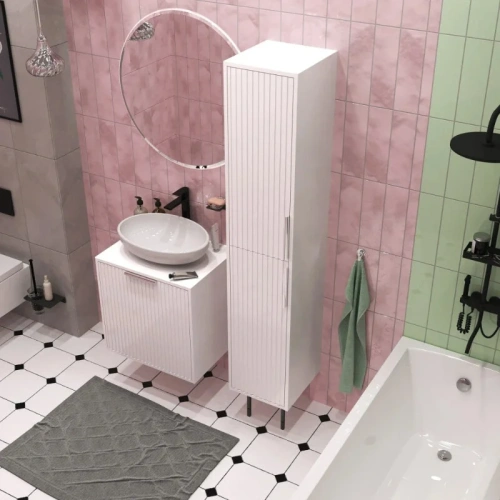 Шкаф-пенал 1MarKa Estel Ц0000027254 31х37х177 цвет белый - фото 5