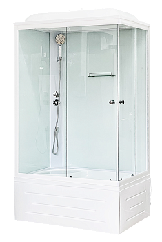 Душевая кабина Royal Bath ВР RB8120BP5-WT-L 120х80 прямоугольная с крышей ориентация левая