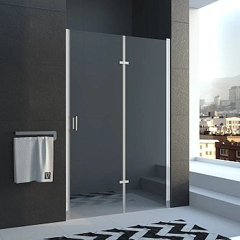 Душевая дверь Veconi Vianno VN42-100-01-19C1 100х195 стекло прозрачное профиль хром глянцевый