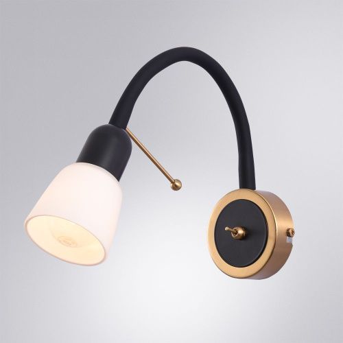 Бра Arte Lamp Lettura (Леттура) A7009AP-1BK - фото 3