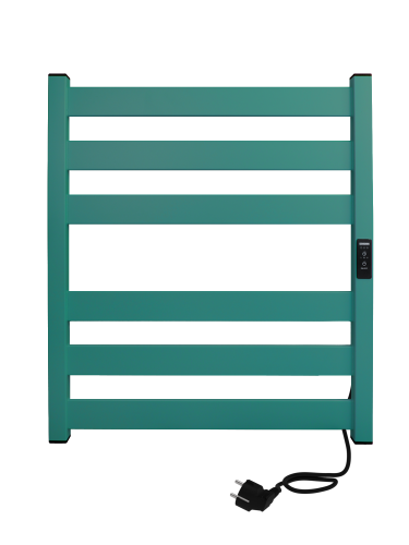 Полотенцесушитель Indigo Oktava Slim 5 LСLOKS5E60-50CLRt 53х60 электрический бирюзовый - фото 2