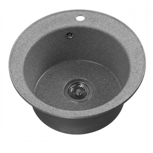 Кухонная мойка Aquaton Шелли 1A734732SS230 50х50 цвет серый - фото 3