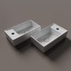 Раковина из сантехнического фарфора Ceramica Nova ELEMENT CN6051RMW 40х20 подвесная цвет белый 1 отверстие под смеситель
