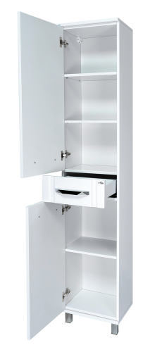 Шкаф-пенал Misty Терра П-Тер0504001-1ЯЛ 40х33х190 напольный цвет белый - фото 2