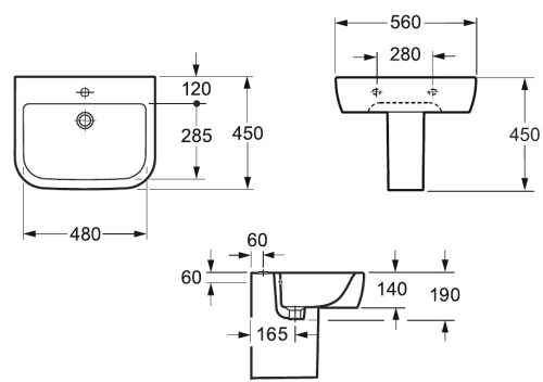 Полупьедестал для раковины Allen Brau Infinity 4.21009.20 - фото 3