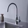 Смеситель для кухни Dorff Logic D3007633 на мойку белый/хром
