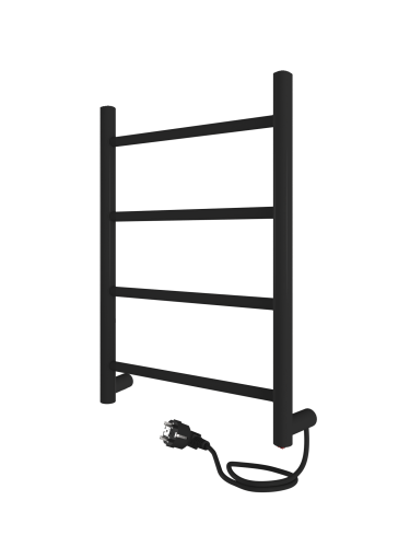 Полотенцесушитель Indigo Line LСLE50-40BRR 43х50 электрический черный муар - фото 5