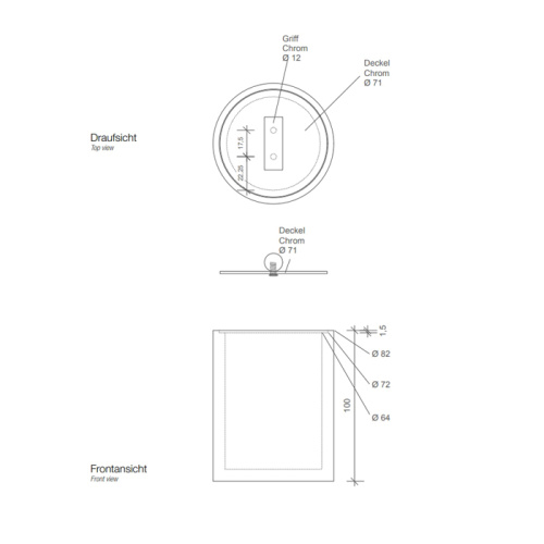 Контейнер Decor Walther Stone 971254 - фото 2