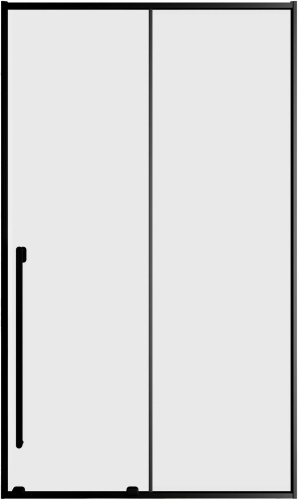 Душевая дверь Allen Brau Fantasy 3.11006.31 120х200 стекло прозрачное профиль черный матовый - фото 2