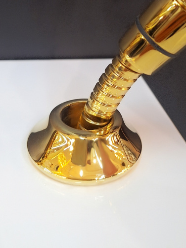 Смеситель для ванны AltroBagno Beatrice AltroBagnoBeatrice020103Or встраиваемый в стену золото - фото 4