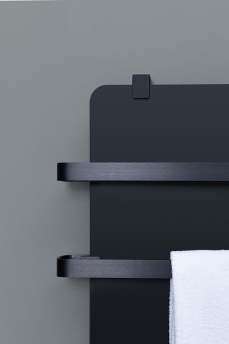 Полотенцесушитель Allen Brau Infinity 00325638 44х120 электрический черный - фото 4