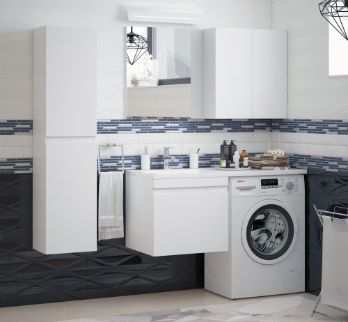 Шкаф Corozo Альтаир SD-00000502 60х22х70 подвесной цвет белый - фото 5