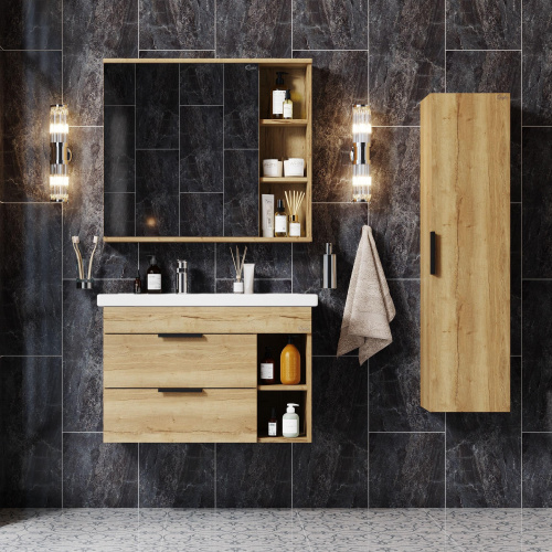 Тумба под раковину Onika Легран 108047 77х44х50 подвесная - фото 5