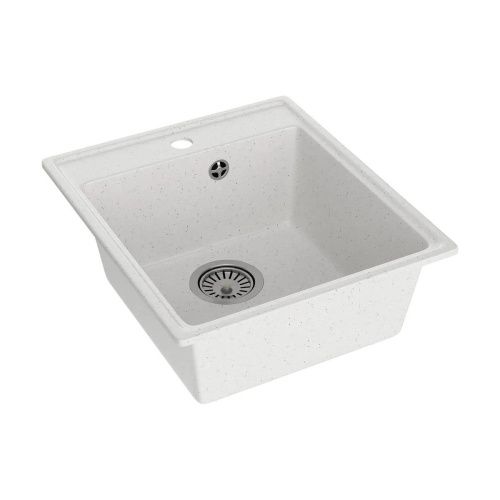 Кухонная мойка Maretti Kitchen 425 KT425-WH 43х49 цвет белый поверхность матовая - фото 4