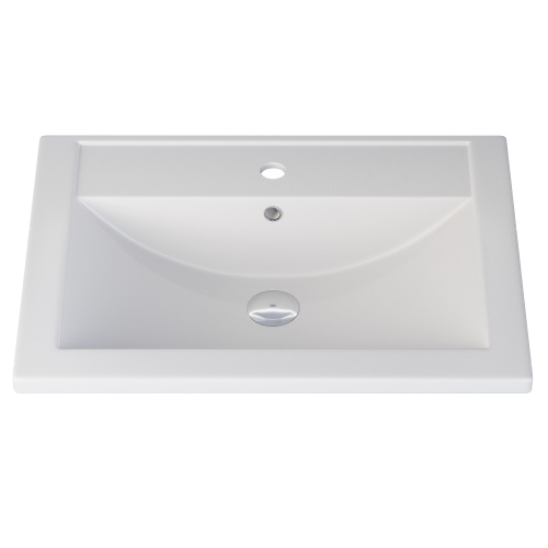 Раковина кварцевая Uperwood Foster Quartz 291030051 60х41 полувстраиваемая цвет белый - фото 5