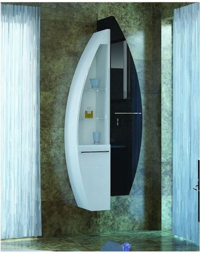 Шкаф-пенал De Aqua Эскалада 00167496 35х35х176 подвесной - фото 4