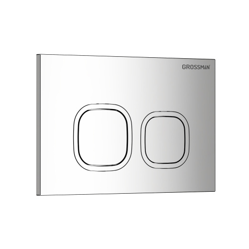 Клавиша смыва механическая Grossman Cosmo 700.K31.02.100.100 цвет хром - фото 2