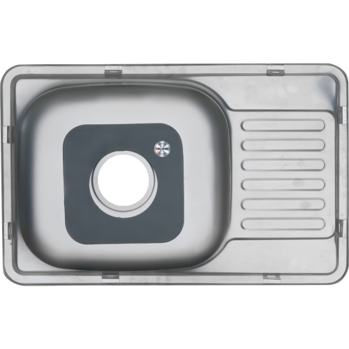 Кухонная мойка Melana 218 t (*10) 66х42 цвет хром - фото 3