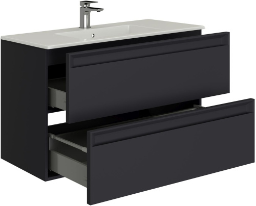 Тумба под раковину Allen Brau Eclipse 2.0 1.E1003.AM 2.0 100х46х63 подвесная цвет черный