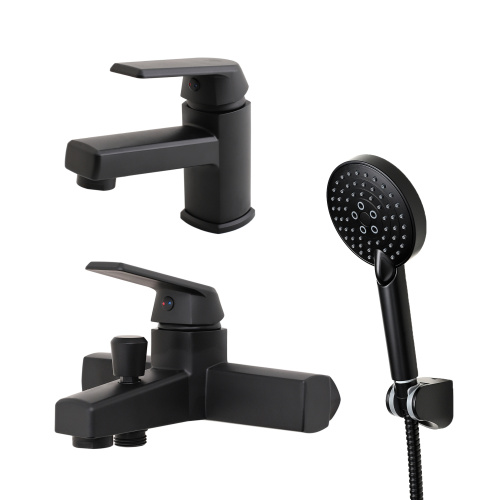 Душевой набор OneLife  P02-311b настенный  черный - фото 2