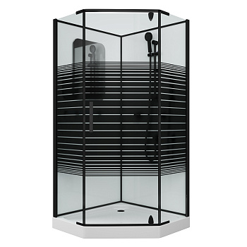 Душевая кабина Grossman Classic GR270D 100х100 трапеция без крыши ориентация универсальная