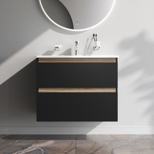 Тумба под раковину Am.Pm X-Joy M85AFHX0802BM 77х45х60 подвесная цвет черный