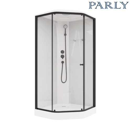 Душевая кабина Parly Penta P91B 90х90 трапеция с крышей ориентация универсальная - фото 3