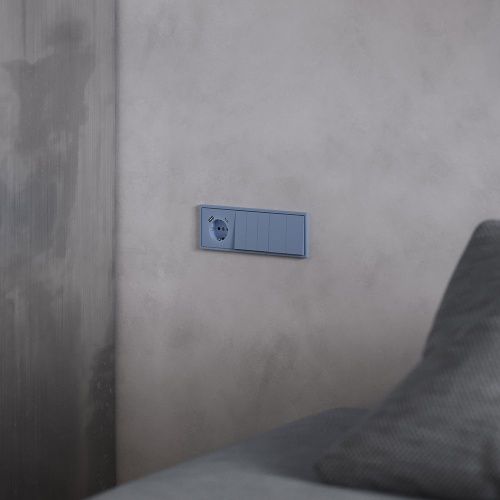 Накладка для розетки с заземлением и защитными шторками, с USB A+C VOLTUM S70 VLS001015 - фото 5