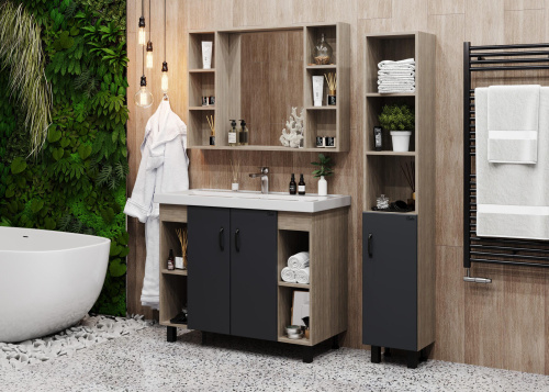 Тумба под раковину Onika Тимбер 110010 97х45х68 напольная - фото 5