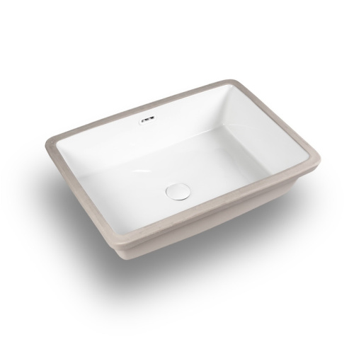 Раковина из сантехнического фарфора Bond Cube S99-600 61х40 встраиваемая цвет белый глянцевый - фото 2