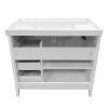 Тумба с раковиной Comforty Тбилиси 00003132630CF 90х50 напольная цвет белый