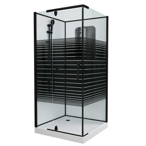 Душевая кабина Grossman Classic GR270QL 100х100 квадратная без крыши ориентация левая