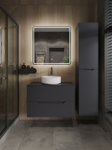 Тумба с раковиной Orange Line Li-80TugMDF+B09-360W 81х46х66 - фото 5