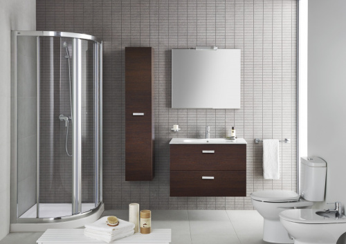 Шкаф-пенал Roca Victoria Nord ZRU9000025 30х25х150 подвесной цвет венге - фото 2