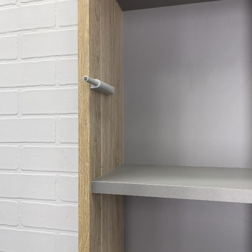 Шкаф-пенал Comforty Таллин 00-00009971CF 34х24х110 подвесной цвет дуб натуральный - фото 4