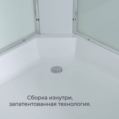 Душевая кабина AvaCan EM EM3912LT 120х90 асимметричная с крышей ориентация левая