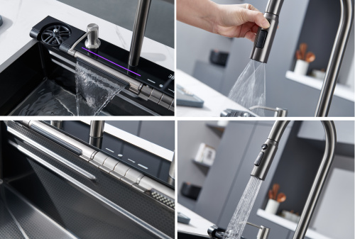 Кухонная мойка Cerutti SPA CT10578 75х46 цвет графит - фото 2