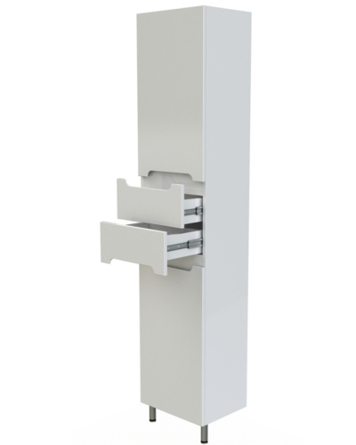 Шкаф-пенал Orange TOPLINE-Rio PR40-05KR 40х31х190 цвет белый - фото 4