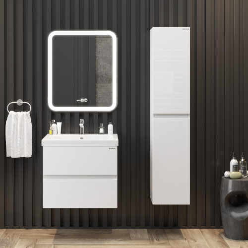 Шкаф-пенал Onika Эвада 403079 30х33х142 подвесной - фото 4