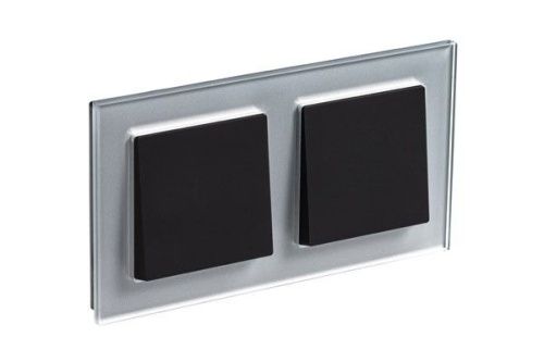Рамка двухместная Systeme Electric AtlasDesign (АтласДесигн) ATN320302 - фото 3